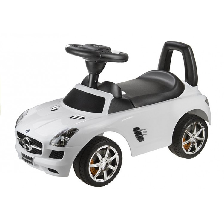 Odrážadlo autíčko Mercedes-Benz biele